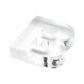 Clear B Acrylic Napkin Weight - Tara Wilson Designs