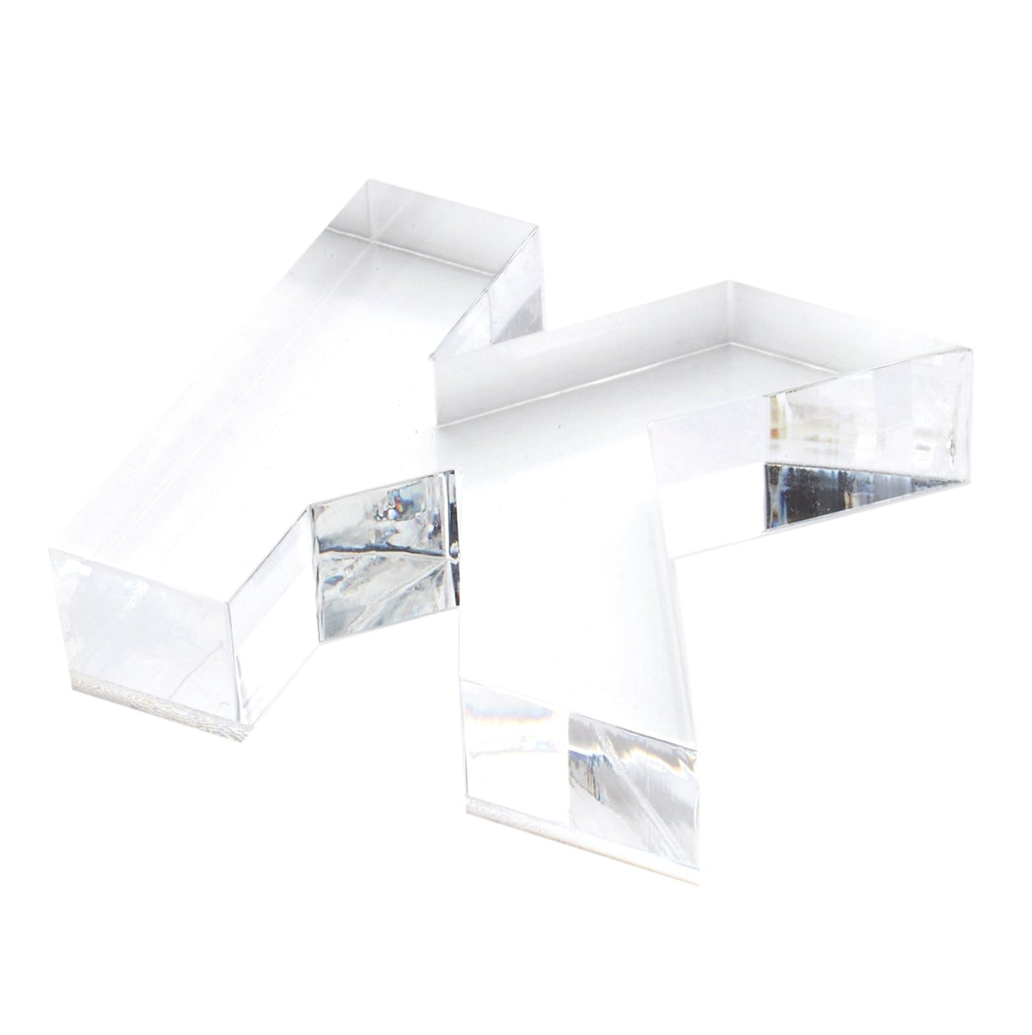 Clear K Acrylic Napkin Weight - Tara Wilson Designs