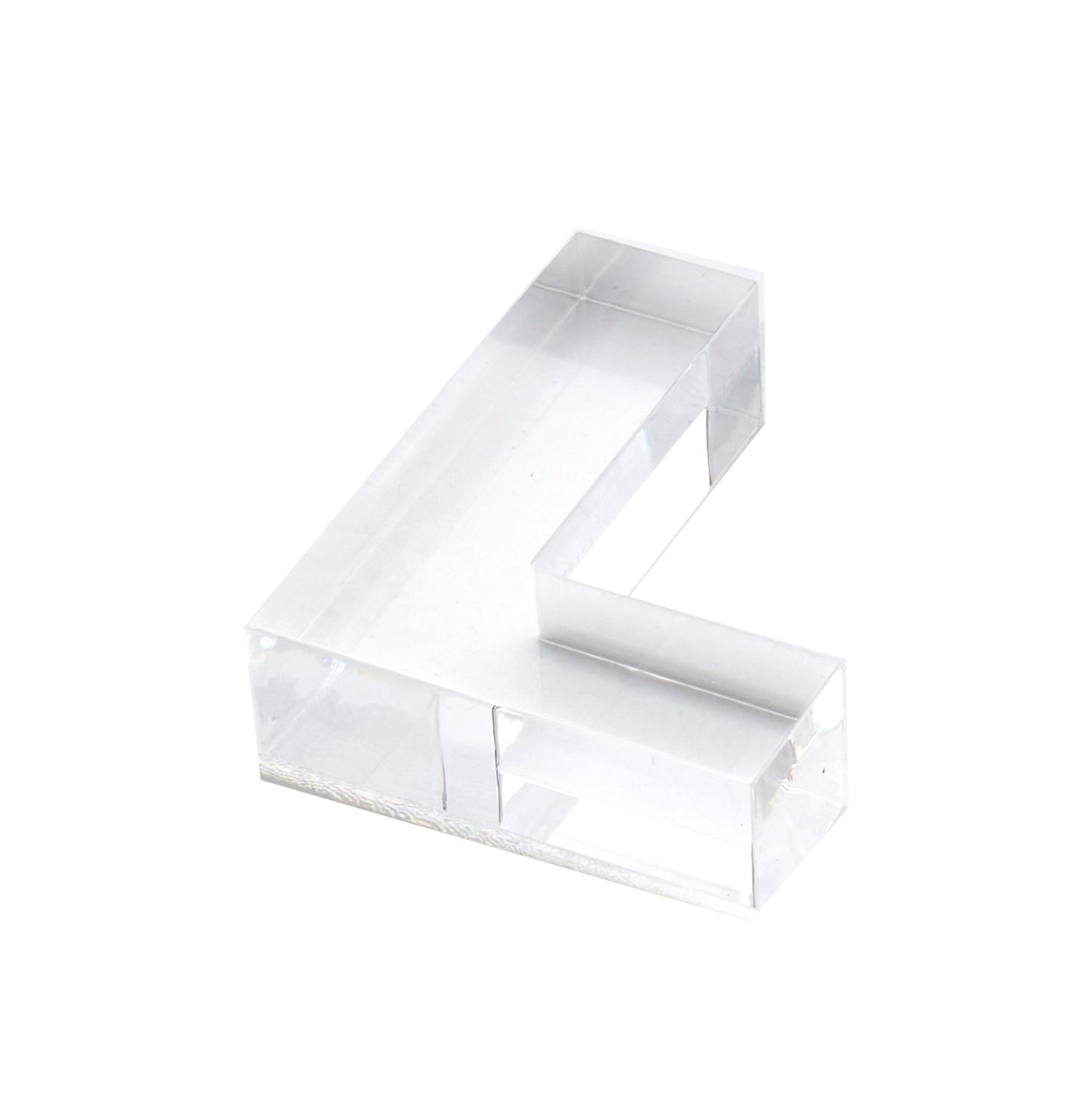 Clear L Acrylic Napkin Weight - Tara Wilson Designs