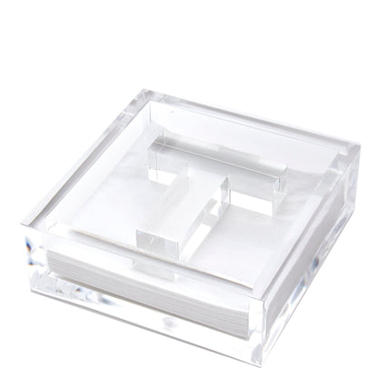 Clear T Acrylic Napkin Weight - Tara Wilson Designs