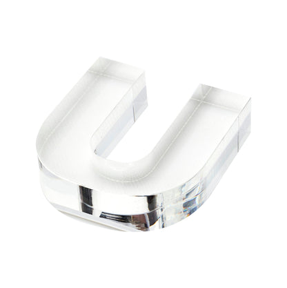 Clear U Acrylic Napkin Weight - Tara Wilson Designs