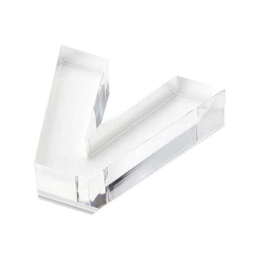 Clear V Acrylic Napkin Weight - Tara Wilson Designs