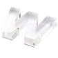 Clear W Acrylic Napkin Weight - Tara Wilson Designs