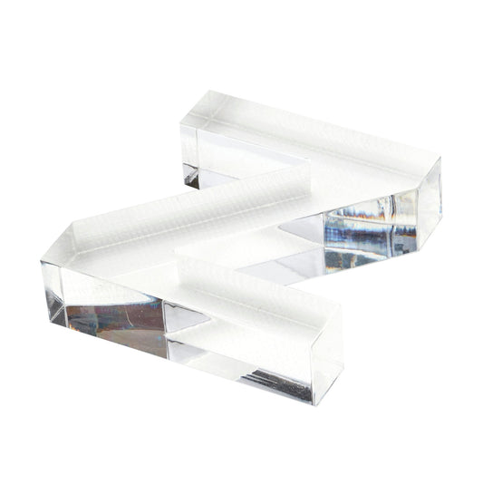 Clear Z Acrylic Napkin Weight - Tara Wilson Designs