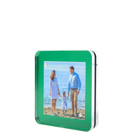 Emerald Acrylic 4" x 4" Flip Frame - Tara Wilson Designs