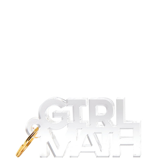 Girl Math Acrylic Keychain - Tara Wilson Designs