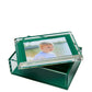 Green Acrylic 5" x 7" Photo Box - Tara Wilson Designs