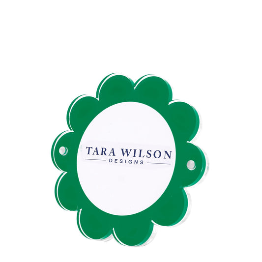 Green Acrylic Daisy Frame - Tara Wilson Designs