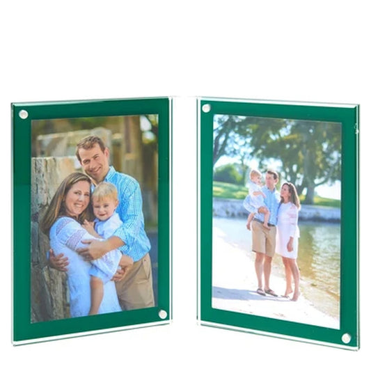 Green Acrylic Large Double Bevel Frame - Tara Wilson Designs