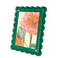 Green Acrylic Scallop Frame - Tara Wilson Designs