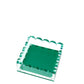 Green Acrylic Small Scallop Photo Tray - Tara Wilson Designs