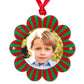 Green & Red Acrylic Double - Sided Daisy Ornament - Tara Wilson Designs