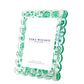 Green Toile Acrylic Scallop Frame - Tara Wilson Designs