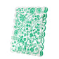 Green Toile Acrylic Scallop Frame - Tara Wilson Designs