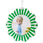 Green & White Acrylic Double - Sided Daisy Ornament - Tara Wilson Designs