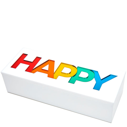 Happy Acrylic Trinket Box - Tara Wilson Designs