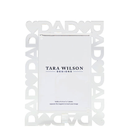 (Heart) Dad Acrylic Word Frame - Tara Wilson Designs