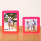Hot Pink Acrylic 4" x 4" Flip Frame - Tara Wilson Designs