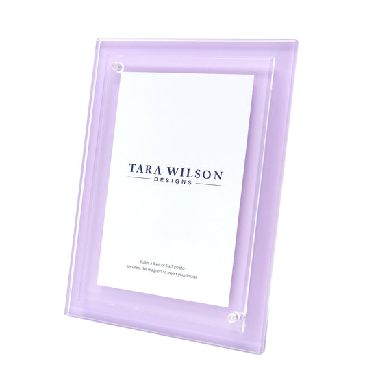Lavender Acrylic Color Frame - Tara Wilson Designs