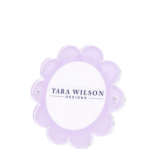 Lavender Acrylic Daisy Frame - Tara Wilson Designs