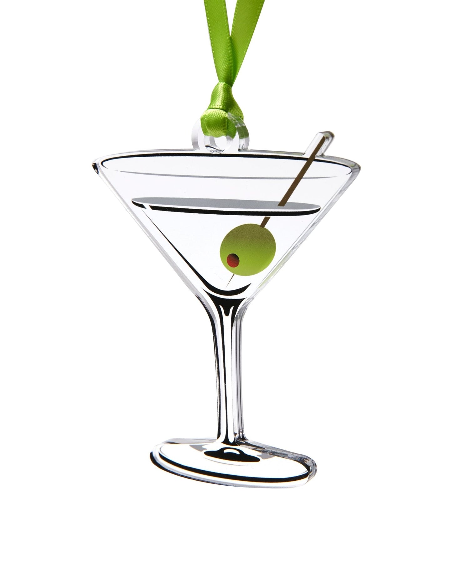 Martini Acrylic Ornament - Tara Wilson Designs