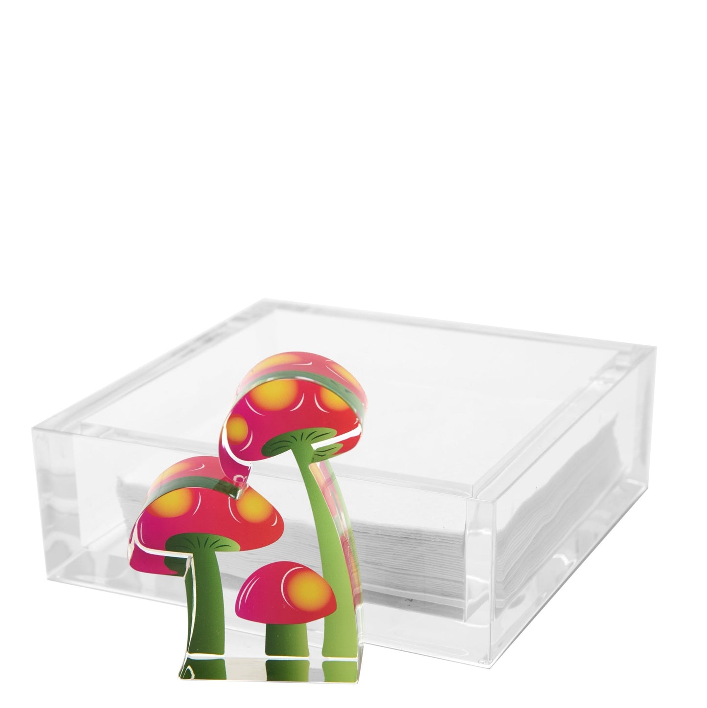 Mushroom Acrylic Cocktail Napkin Holder - Tara Wilson Designs