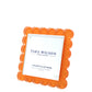 Orange Acrylic Square Scallop Frame - Tara Wilson Designs