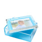 Pastel Blue Acrylic 5" x 7" Photo Box - Tara Wilson Designs