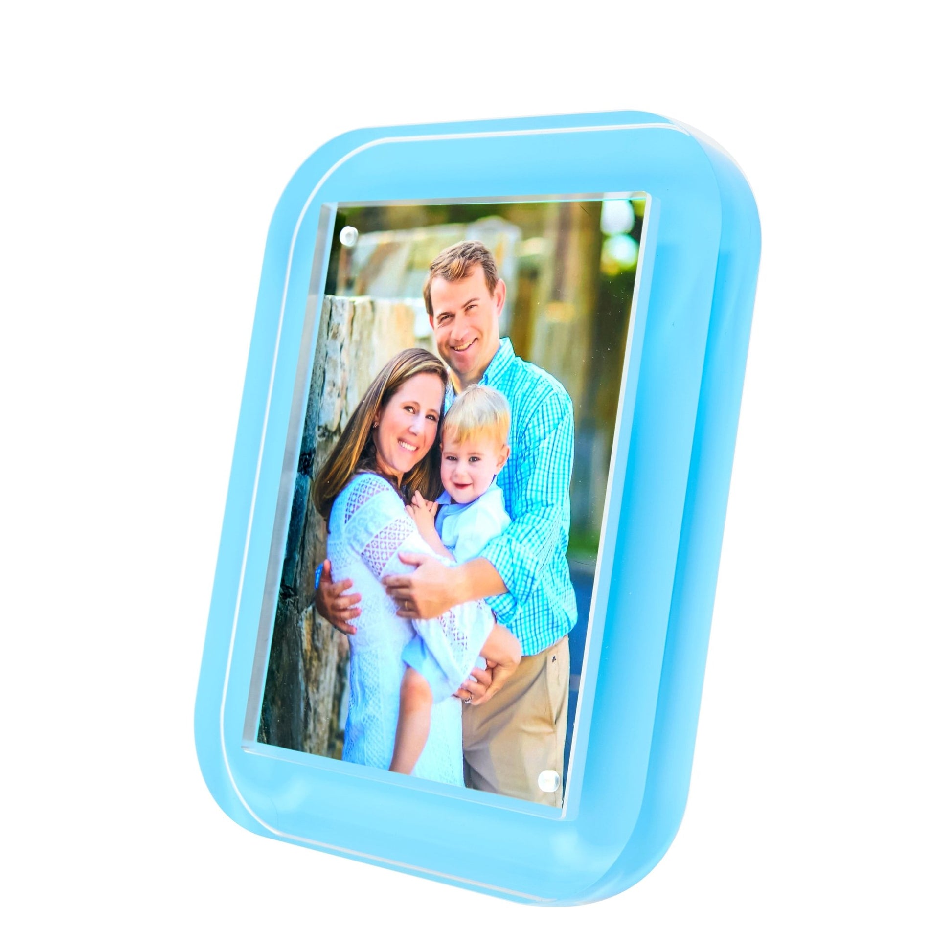 Pastel Blue Acrylic 5" x 7" Pop Frame - Tara Wilson Designs