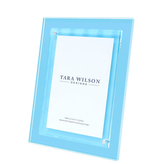 Pastel Blue Acrylic Color Frame - Tara Wilson Designs