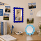Pastel Blue Acrylic Daisy Mirror - Tara Wilson Designs