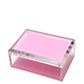 Pastel Pink Acrylic 5" x 7" Photo Box - Tara Wilson Designs