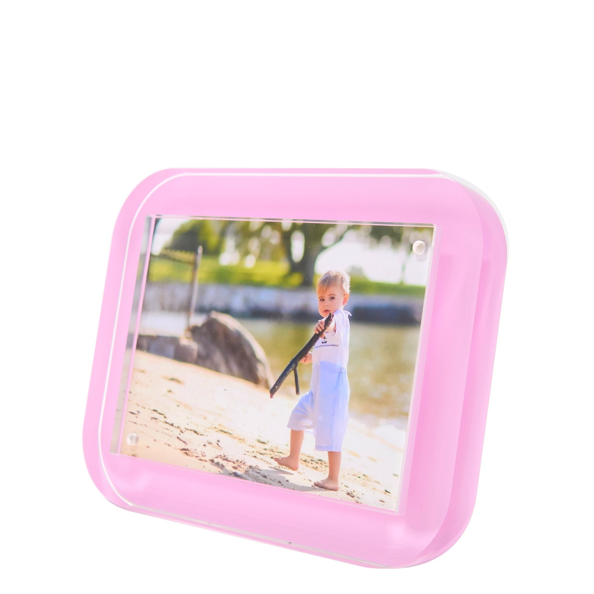 Pastel Pink Acrylic 5" x 7" Pop Frame - Tara Wilson Designs