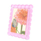 Pastel Pink Acrylic Scallop Frame - Tara Wilson Designs