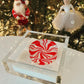 Peppermint Candy Acrylic Cocktail Napkin Holder - Tara Wilson Designs
