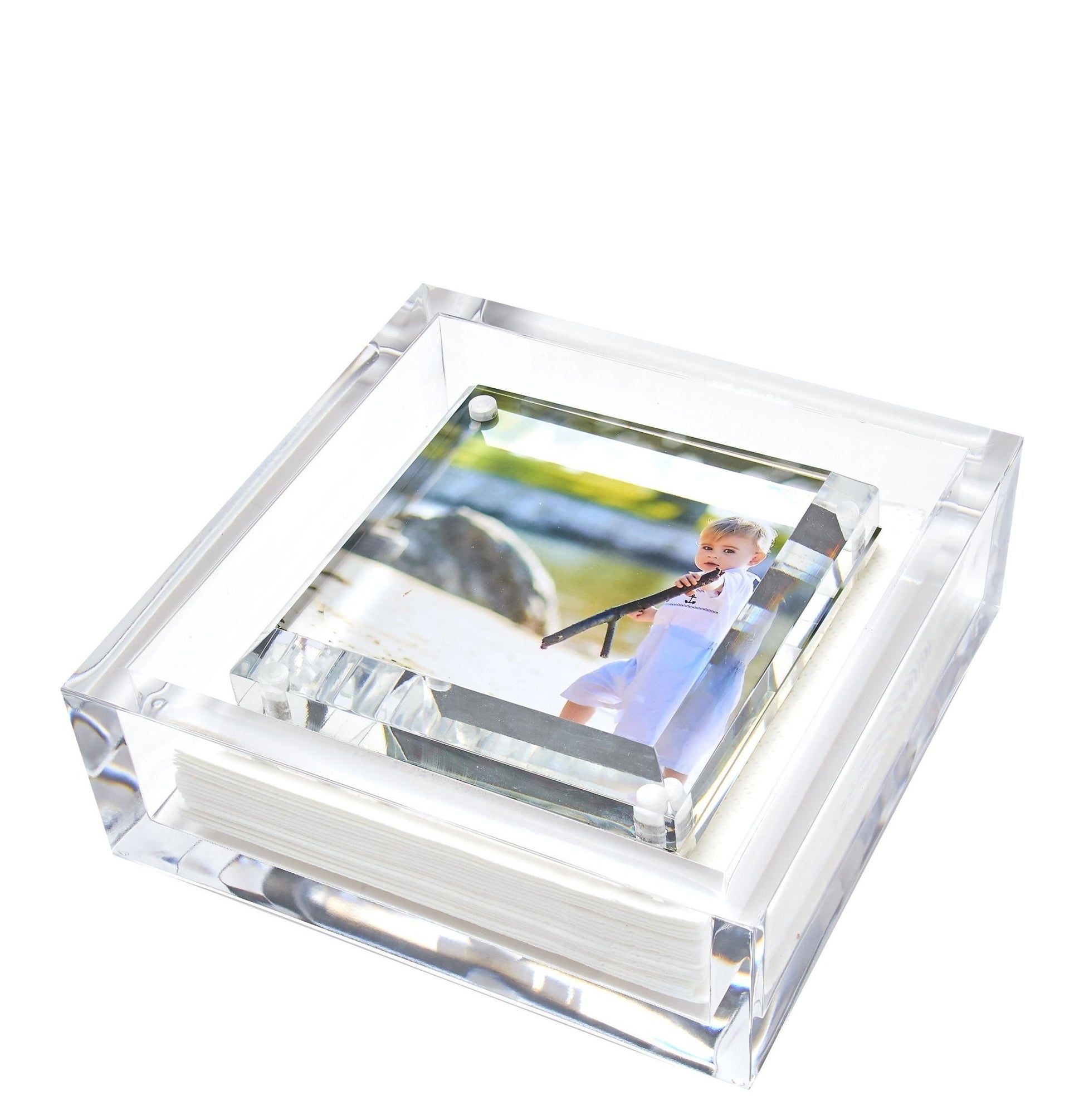 Photo Acrylic Cocktail Napkin Holder - Tara Wilson Designs