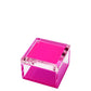Pink Acrylic 4" x 4" Photo Box - Tara Wilson Designs