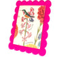 Pink Acrylic 8" x 10" Scallop Frame - Tara Wilson Designs