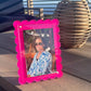 Pink Acrylic Scallop Frame - Tara Wilson Designs