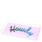 Pink Howdy Acrylic Tray - Tara Wilson Designs