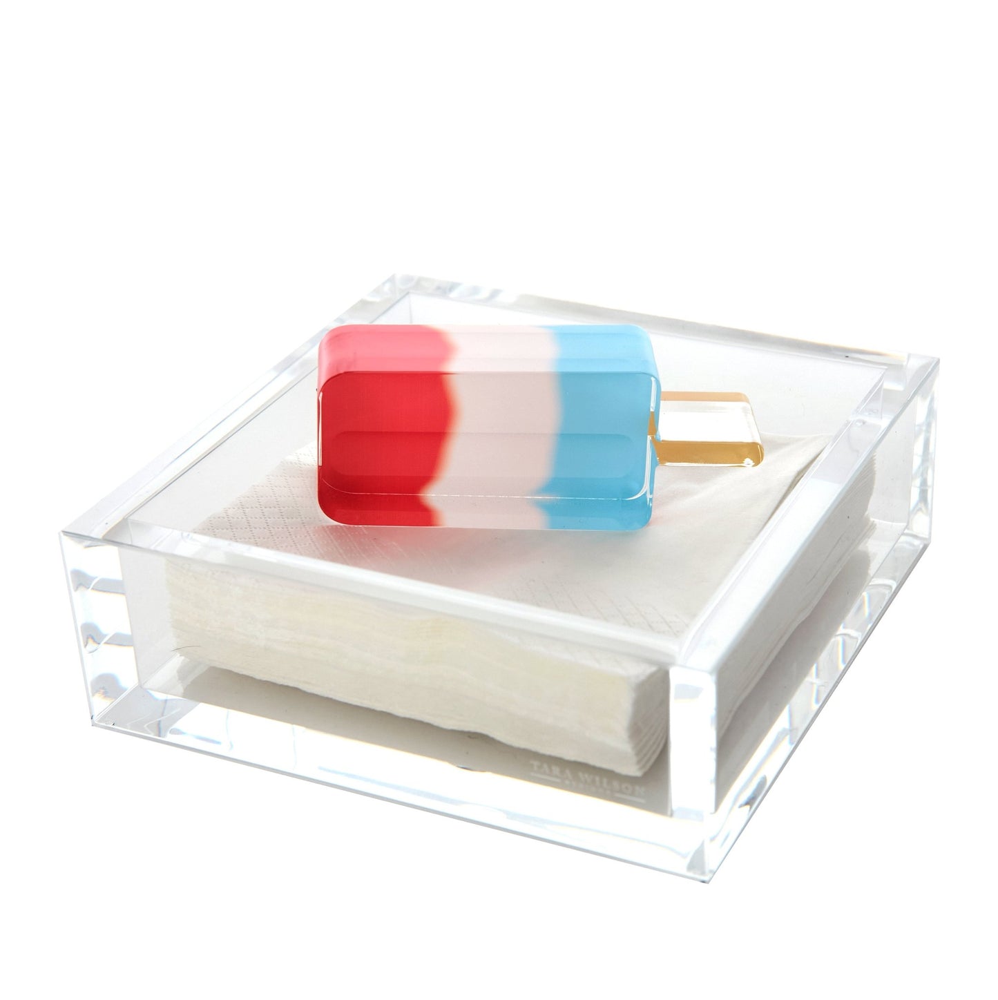 Popsicle Acrylic Cocktail Napkin Holder - Tara Wilson Designs