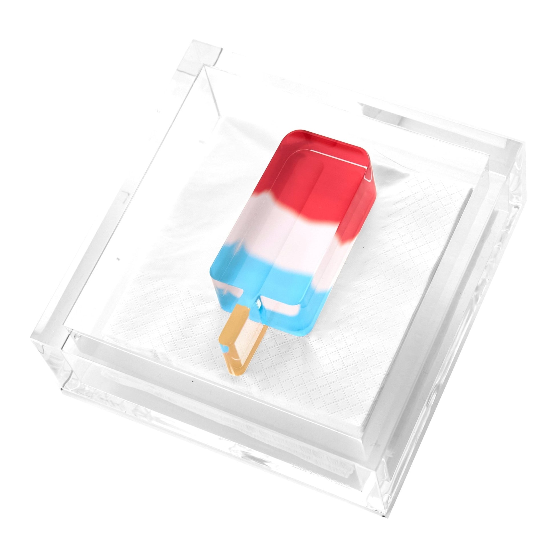 Popsicle Acrylic Cocktail Napkin Holder - Tara Wilson Designs