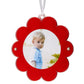 Red Acrylic Double - Sided Daisy Ornament - Tara Wilson Designs