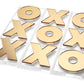 Reversible Mirror Gold + Silver Acrylic Tic Tac Toe - Tara Wilson Designs