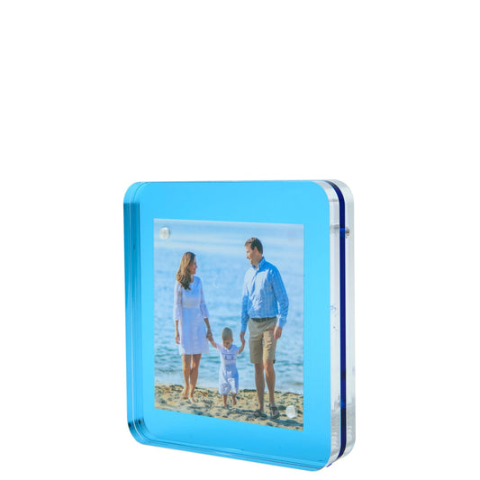 Sapphire Acrylic 4" x 4" Flip Frame - Tara Wilson Designs