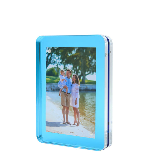 Sapphire Acrylic 4" x 6" Flip Frame - Tara Wilson Designs