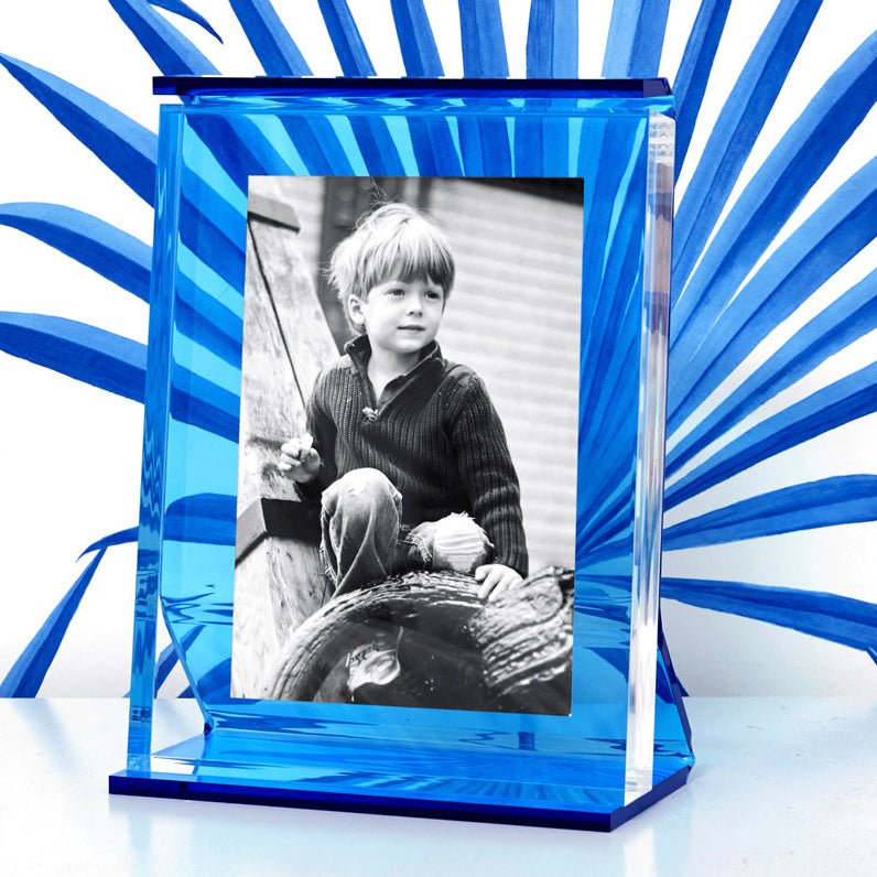 Sapphire Acrylic Retro Frame - Tara Wilson Designs