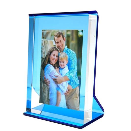 Sapphire Acrylic Retro Frame - Tara Wilson Designs