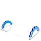 Sapphire Acrylic Scallop Handle Photo Tray - Tara Wilson Designs