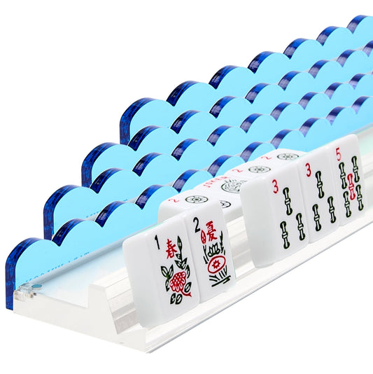 Sapphire Blue Acrylic Mahjong Racks - Tara Wilson Designs